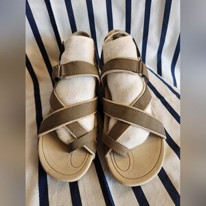 Dr Scholls Meri Sandals Size 7.5M Beige.